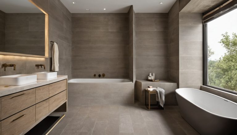 Luxury interior image showing Which bathroom remodel changes usually require plumbing work