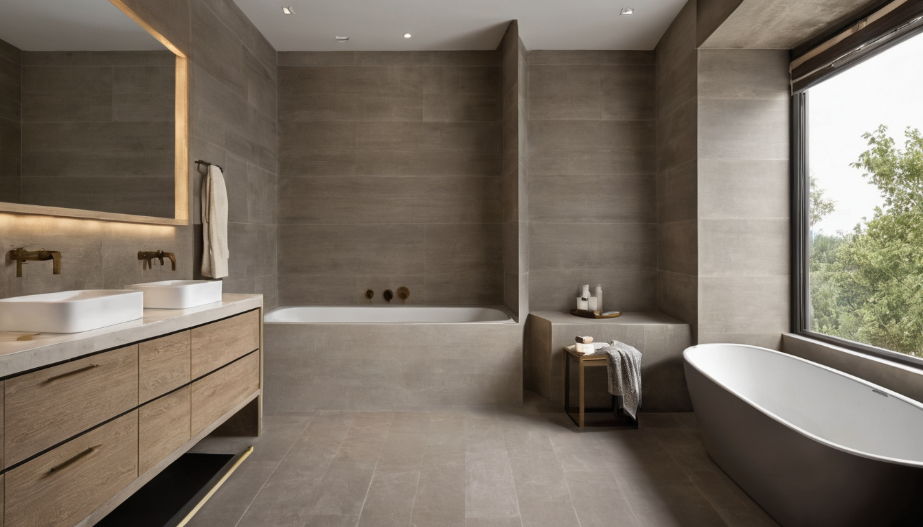 Luxury interior image showing Which bathroom remodel changes usually require plumbing work